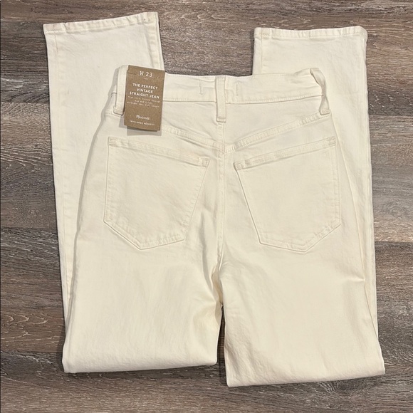 Madewell Cream High Rise Jeans - Picture 3 of 3
